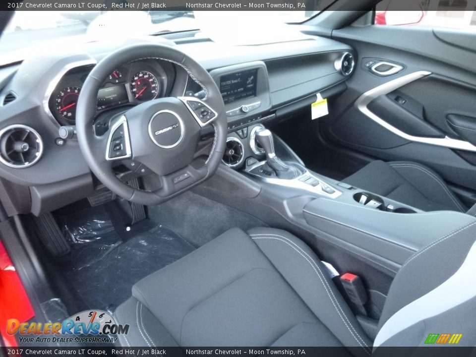 Jet Black Interior - 2017 Chevrolet Camaro LT Coupe Photo #13
