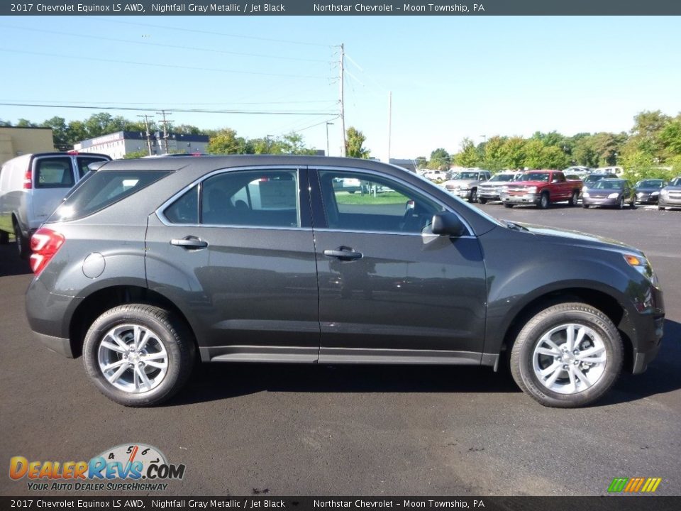 Nightfall Gray Metallic 2017 Chevrolet Equinox LS AWD Photo #4