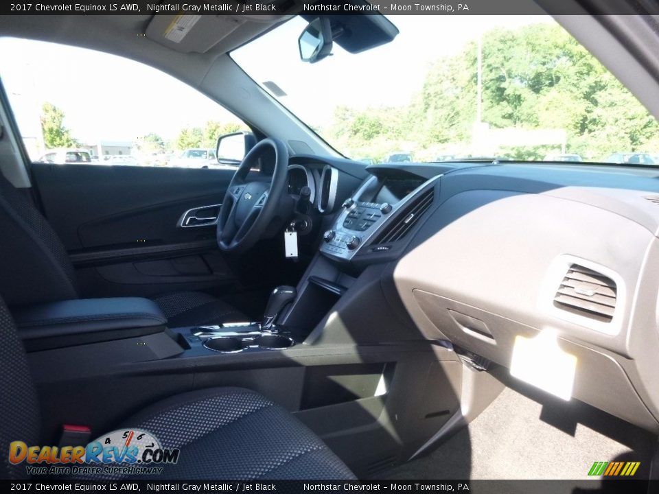 2017 Chevrolet Equinox LS AWD Nightfall Gray Metallic / Jet Black Photo #5