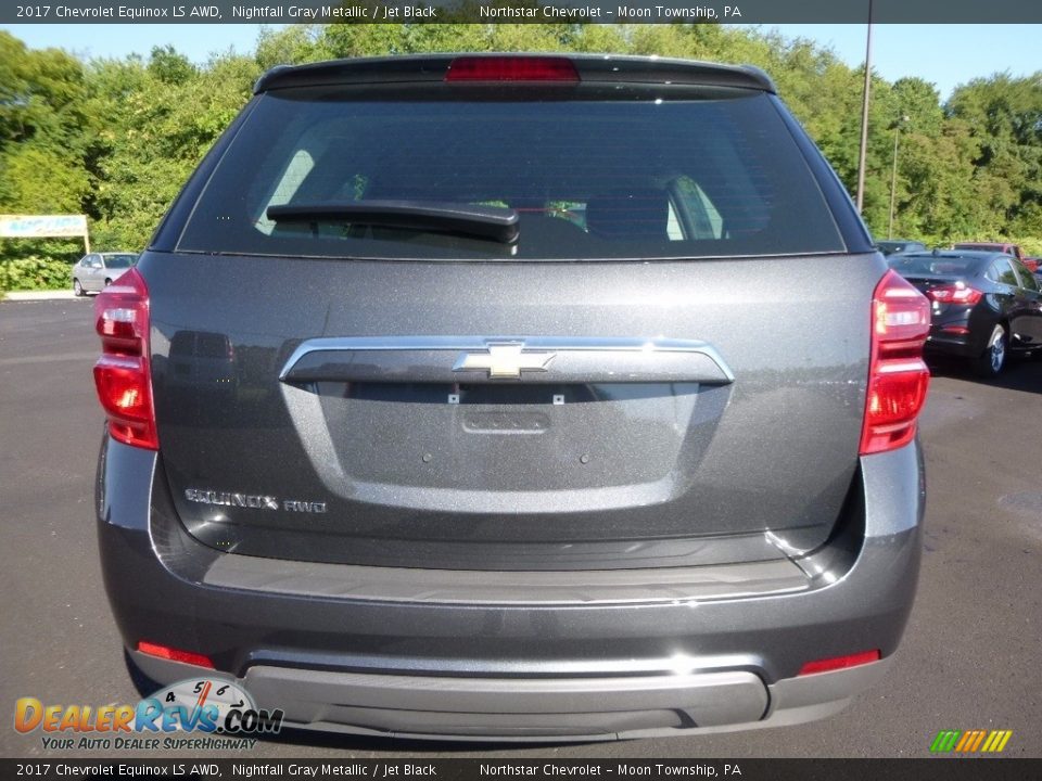 2017 Chevrolet Equinox LS AWD Nightfall Gray Metallic / Jet Black Photo #7