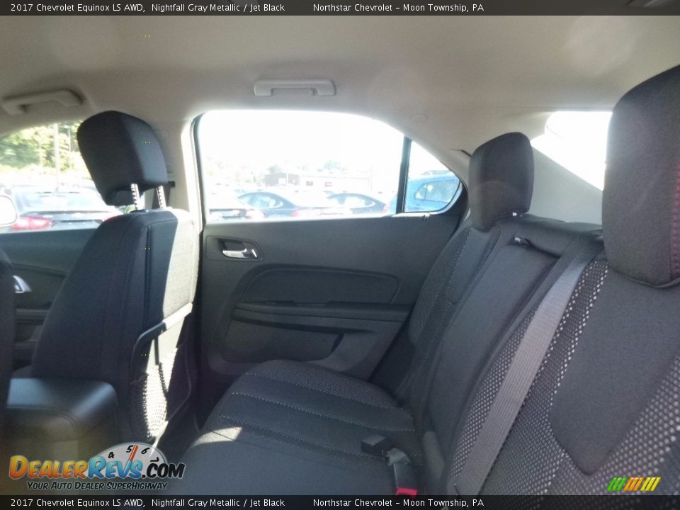 2017 Chevrolet Equinox LS AWD Nightfall Gray Metallic / Jet Black Photo #13