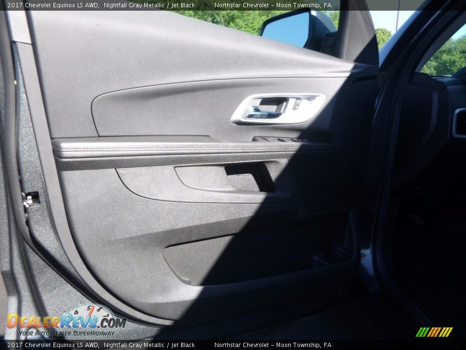 2017 Chevrolet Equinox LS AWD Nightfall Gray Metallic / Jet Black Photo #15