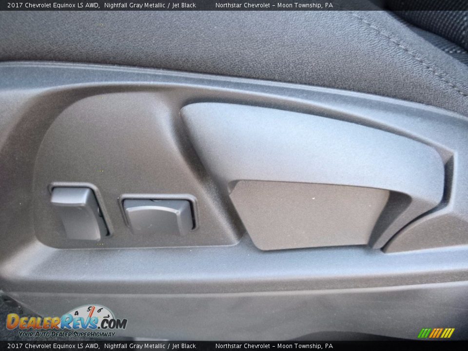 2017 Chevrolet Equinox LS AWD Nightfall Gray Metallic / Jet Black Photo #17
