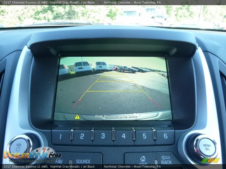 2017 Chevrolet Equinox LS AWD Nightfall Gray Metallic / Jet Black Photo #19