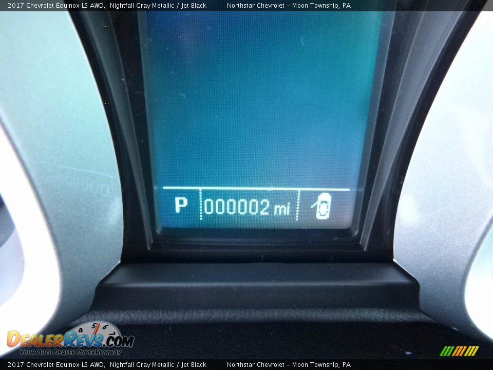 2017 Chevrolet Equinox LS AWD Nightfall Gray Metallic / Jet Black Photo #20
