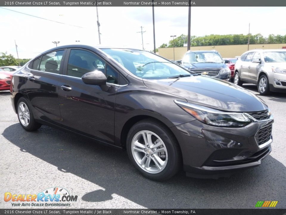 2016 Chevrolet Cruze LT Sedan Tungsten Metallic / Jet Black Photo #3