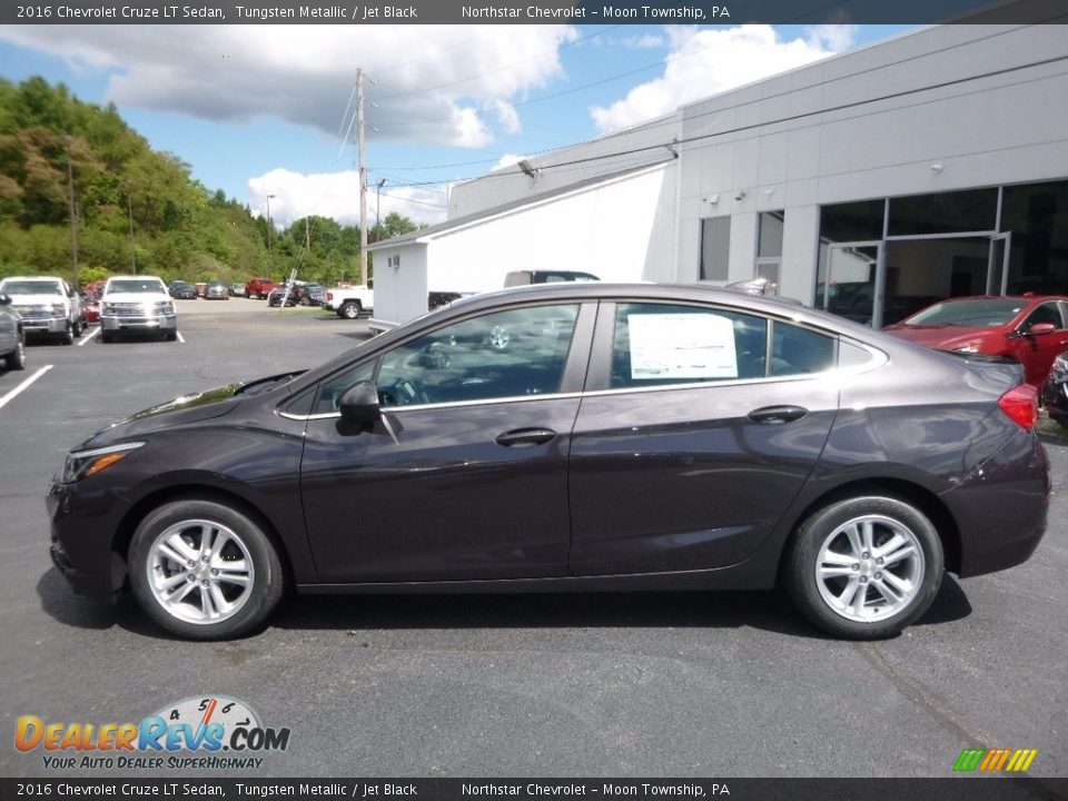 2016 Chevrolet Cruze LT Sedan Tungsten Metallic / Jet Black Photo #9