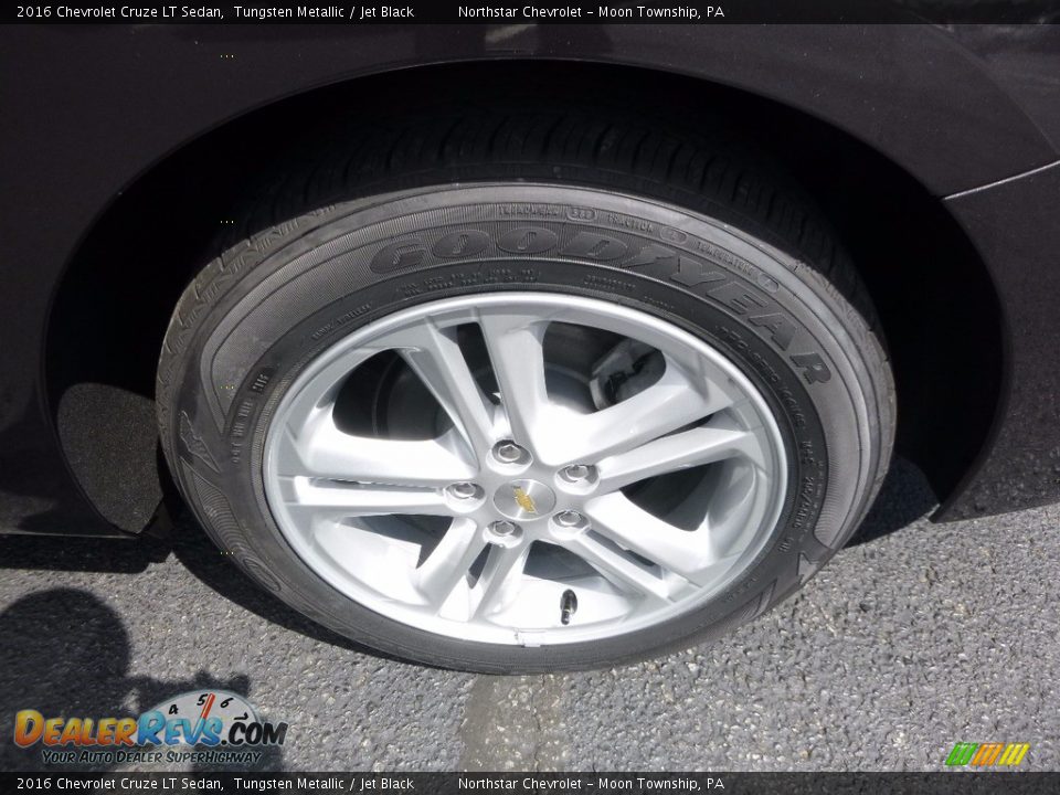 2016 Chevrolet Cruze LT Sedan Tungsten Metallic / Jet Black Photo #10