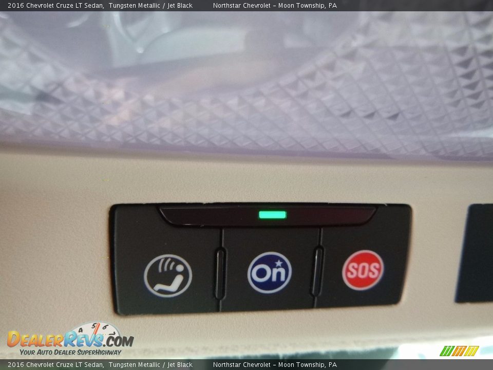 2016 Chevrolet Cruze LT Sedan Tungsten Metallic / Jet Black Photo #17