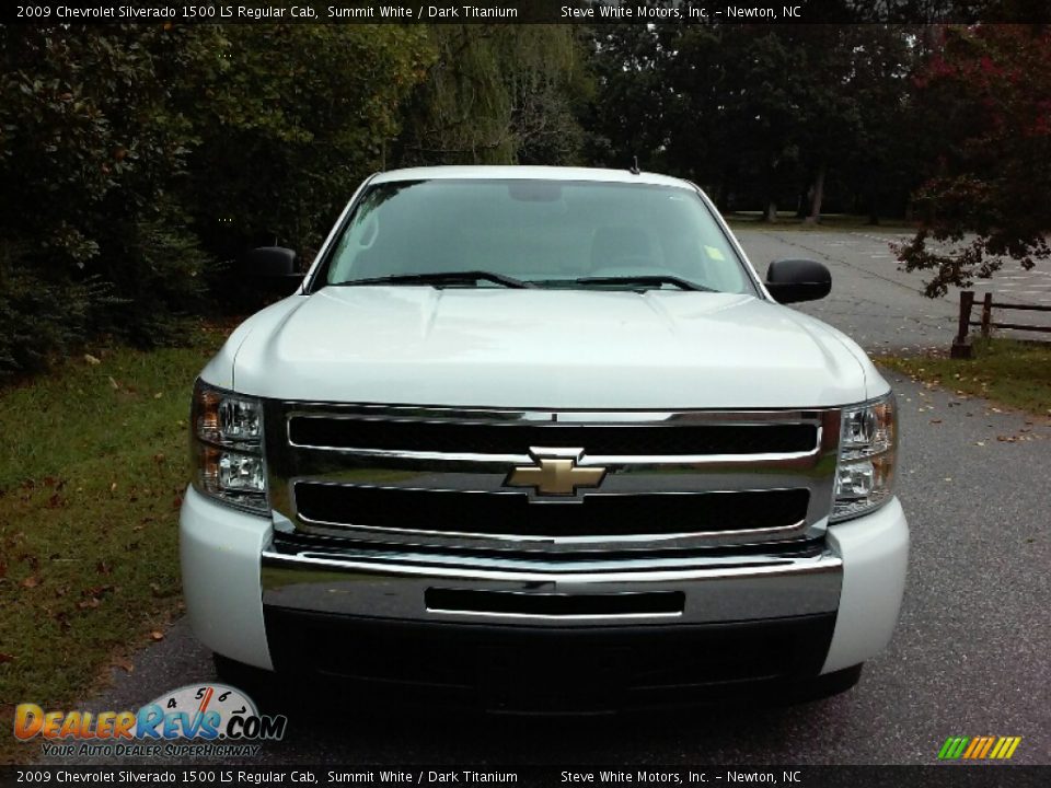 2009 Chevrolet Silverado 1500 LS Regular Cab Summit White / Dark Titanium Photo #3