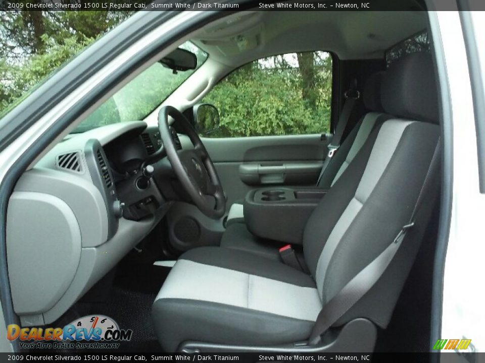 2009 Chevrolet Silverado 1500 LS Regular Cab Summit White / Dark Titanium Photo #9