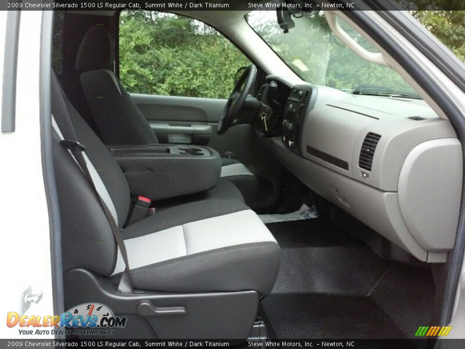 2009 Chevrolet Silverado 1500 LS Regular Cab Summit White / Dark Titanium Photo #11