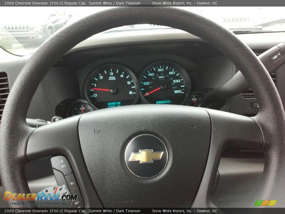 2009 Chevrolet Silverado 1500 LS Regular Cab Summit White / Dark Titanium Photo #14