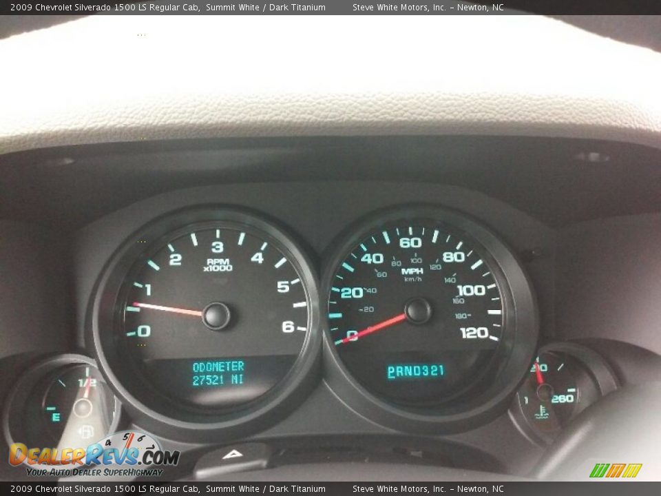 2009 Chevrolet Silverado 1500 LS Regular Cab Summit White / Dark Titanium Photo #15