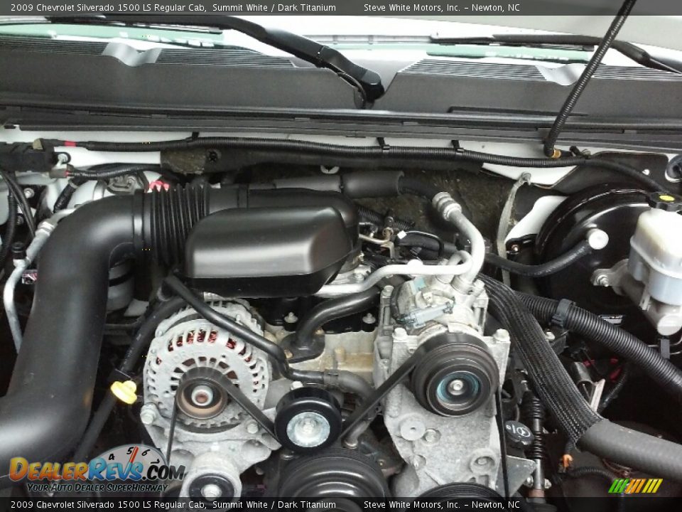 2009 Chevrolet Silverado 1500 LS Regular Cab Summit White / Dark Titanium Photo #19