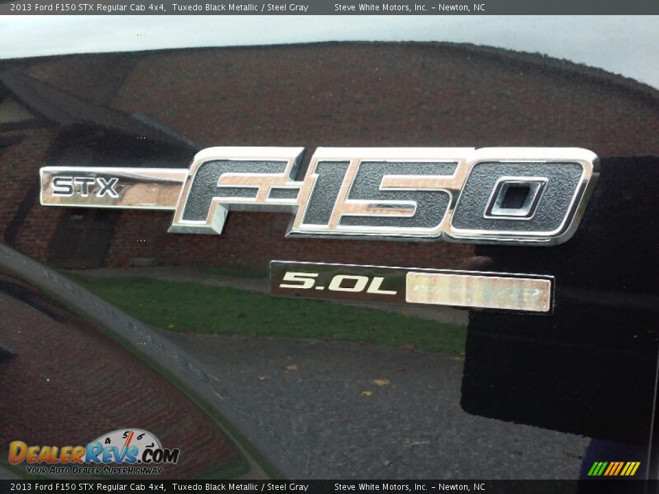 2013 Ford F150 STX Regular Cab 4x4 Tuxedo Black Metallic / Steel Gray Photo #23