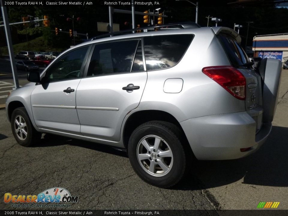 2008 Toyota RAV4 I4 Classic Silver Metallic / Ash Photo #3