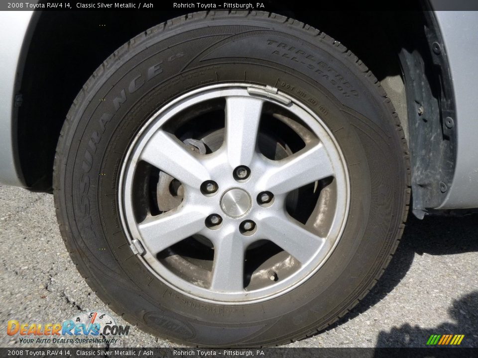 2008 Toyota RAV4 I4 Classic Silver Metallic / Ash Photo #7