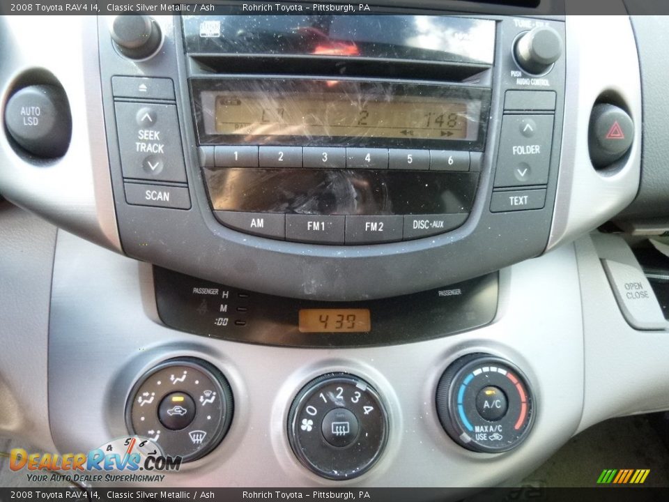 2008 Toyota RAV4 I4 Classic Silver Metallic / Ash Photo #10