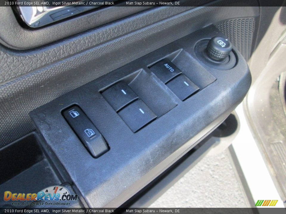 2010 Ford Edge SEL AWD Ingot Silver Metallic / Charcoal Black Photo #14