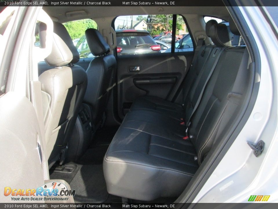 2010 Ford Edge SEL AWD Ingot Silver Metallic / Charcoal Black Photo #20