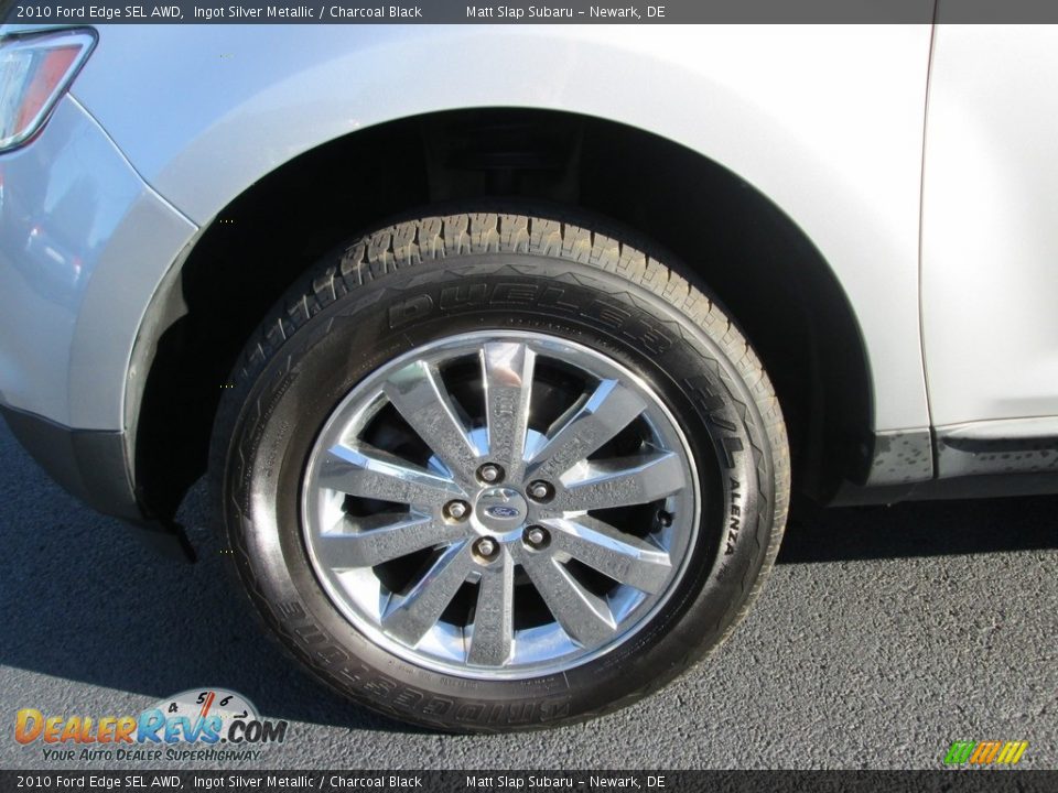 2010 Ford Edge SEL AWD Ingot Silver Metallic / Charcoal Black Photo #21