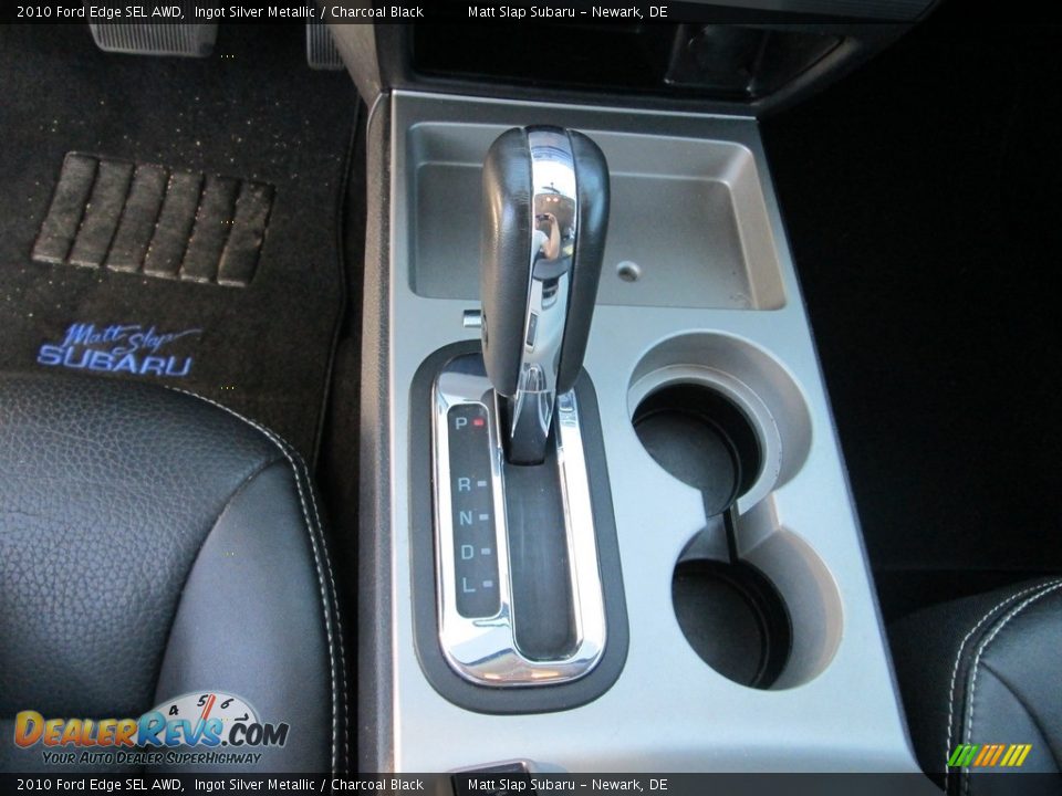 2010 Ford Edge SEL AWD Ingot Silver Metallic / Charcoal Black Photo #25