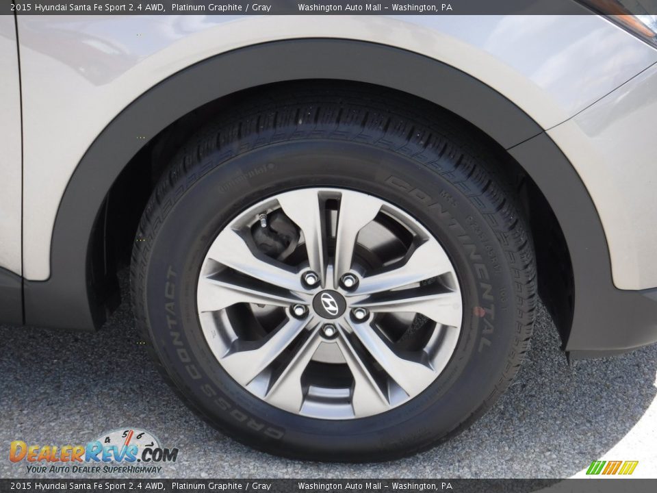 2015 Hyundai Santa Fe Sport 2.4 AWD Platinum Graphite / Gray Photo #3