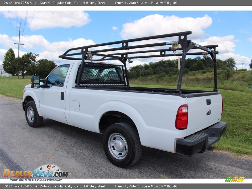 2012 Ford F250 Super Duty XL Regular Cab Oxford White / Steel Photo #4