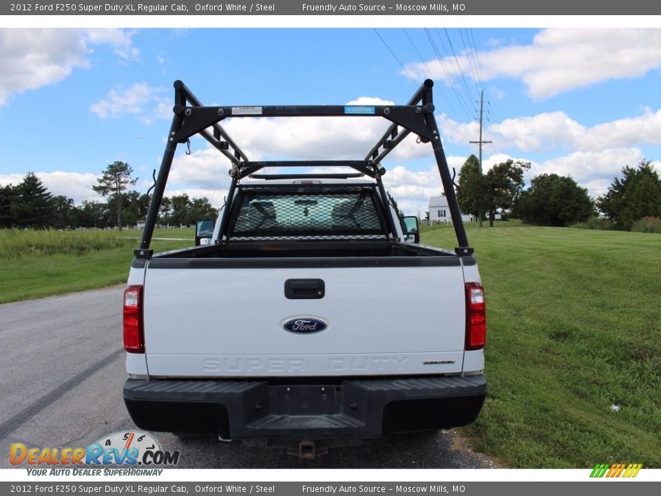 2012 Ford F250 Super Duty XL Regular Cab Oxford White / Steel Photo #5