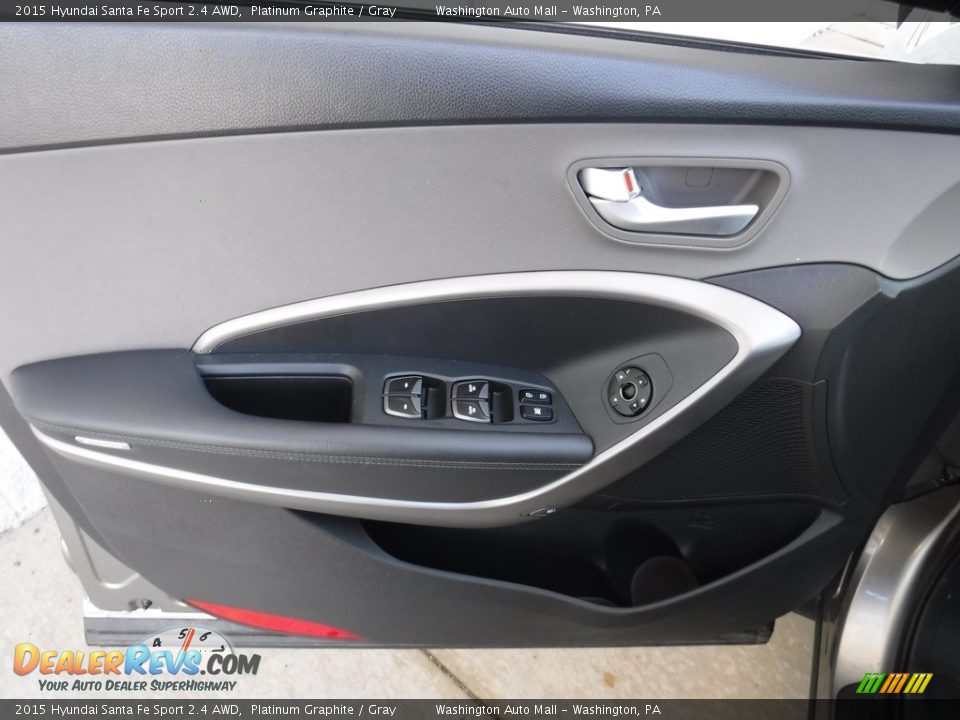 2015 Hyundai Santa Fe Sport 2.4 AWD Platinum Graphite / Gray Photo #10
