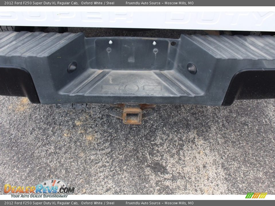 2012 Ford F250 Super Duty XL Regular Cab Oxford White / Steel Photo #6
