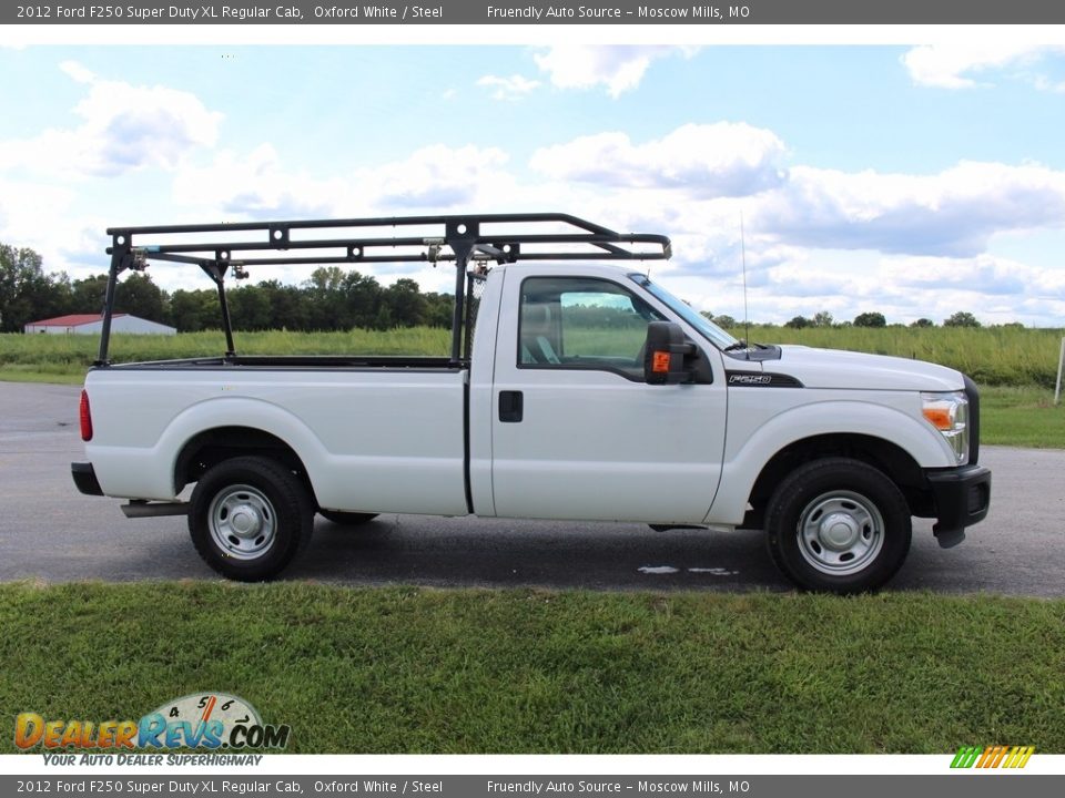 2012 Ford F250 Super Duty XL Regular Cab Oxford White / Steel Photo #8