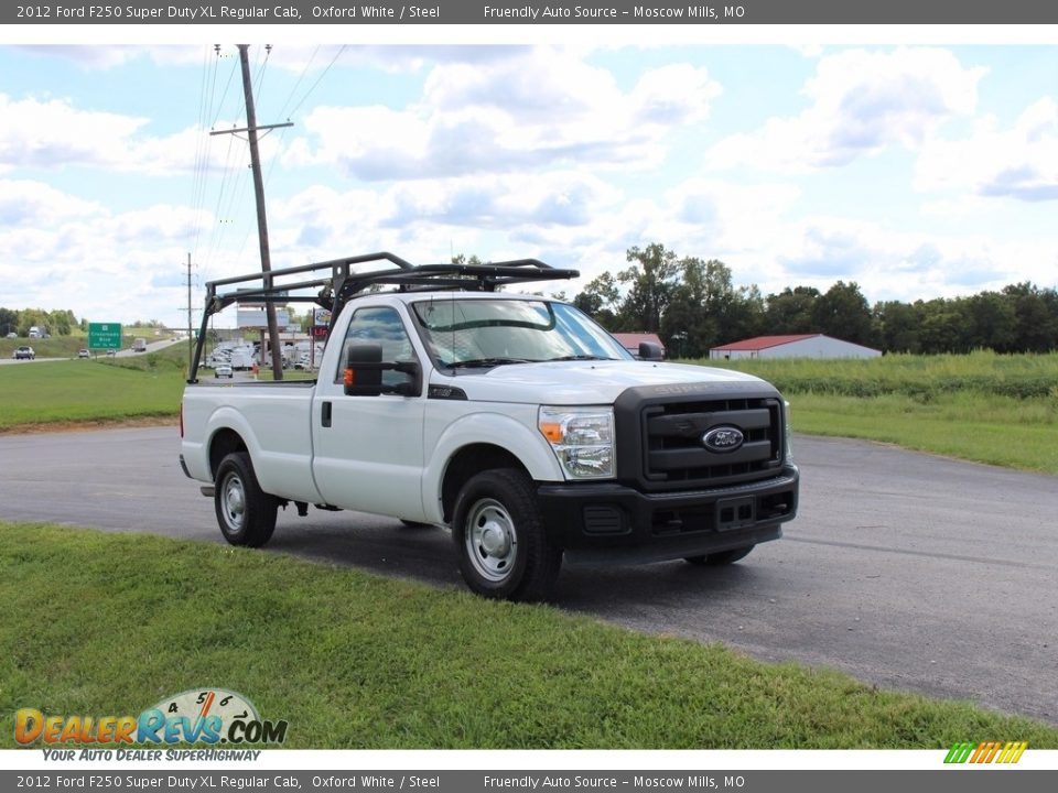 2012 Ford F250 Super Duty XL Regular Cab Oxford White / Steel Photo #10