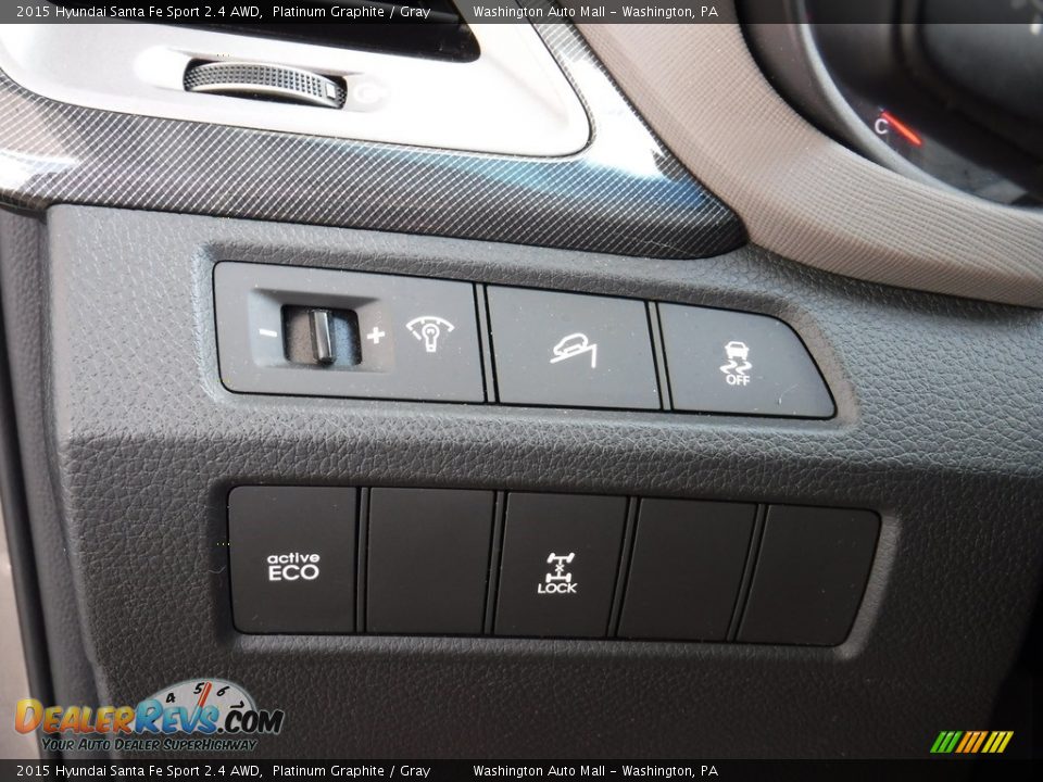 2015 Hyundai Santa Fe Sport 2.4 AWD Platinum Graphite / Gray Photo #16