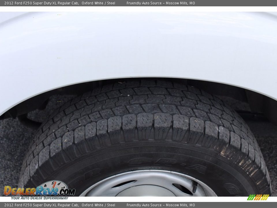 2012 Ford F250 Super Duty XL Regular Cab Oxford White / Steel Photo #12
