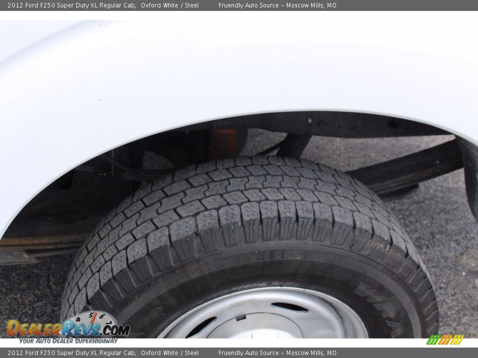 2012 Ford F250 Super Duty XL Regular Cab Oxford White / Steel Photo #13