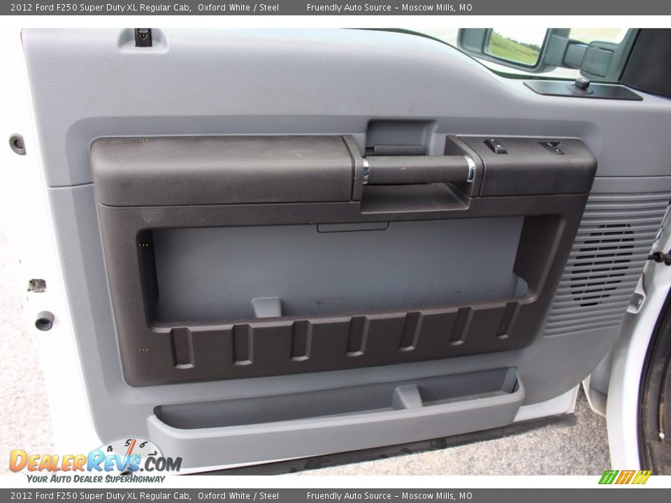 2012 Ford F250 Super Duty XL Regular Cab Oxford White / Steel Photo #14