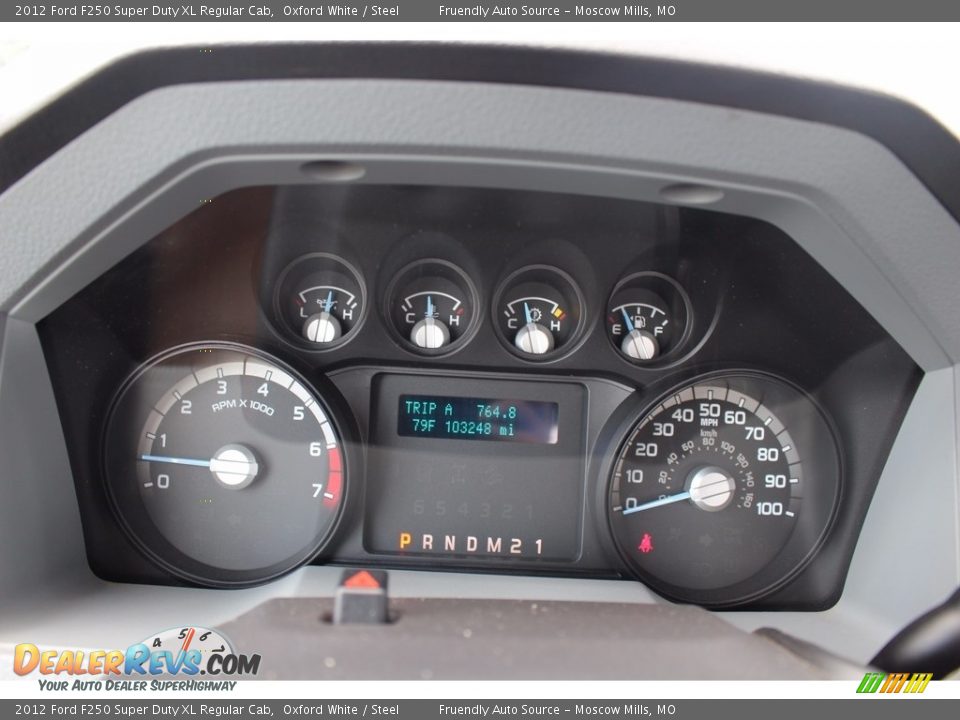 2012 Ford F250 Super Duty XL Regular Cab Oxford White / Steel Photo #19