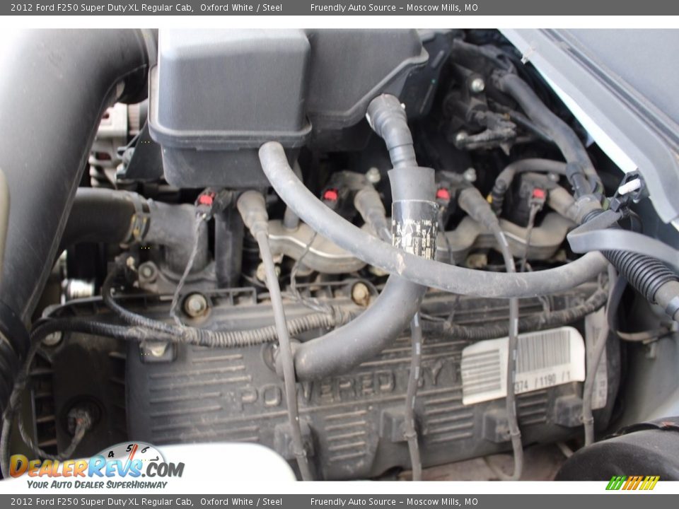 2012 Ford F250 Super Duty XL Regular Cab Oxford White / Steel Photo #24
