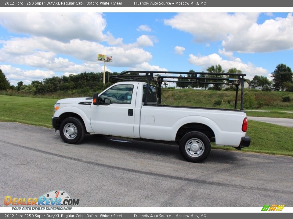 2012 Ford F250 Super Duty XL Regular Cab Oxford White / Steel Photo #25
