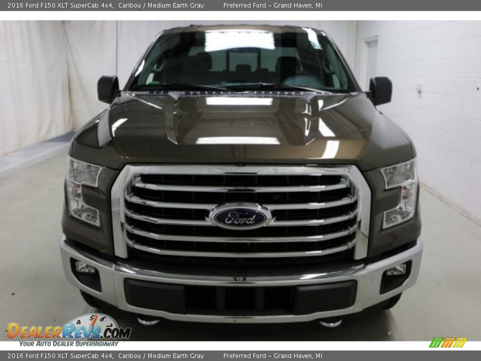 2016 Ford F150 XLT SuperCab 4x4 Caribou / Medium Earth Gray Photo #6