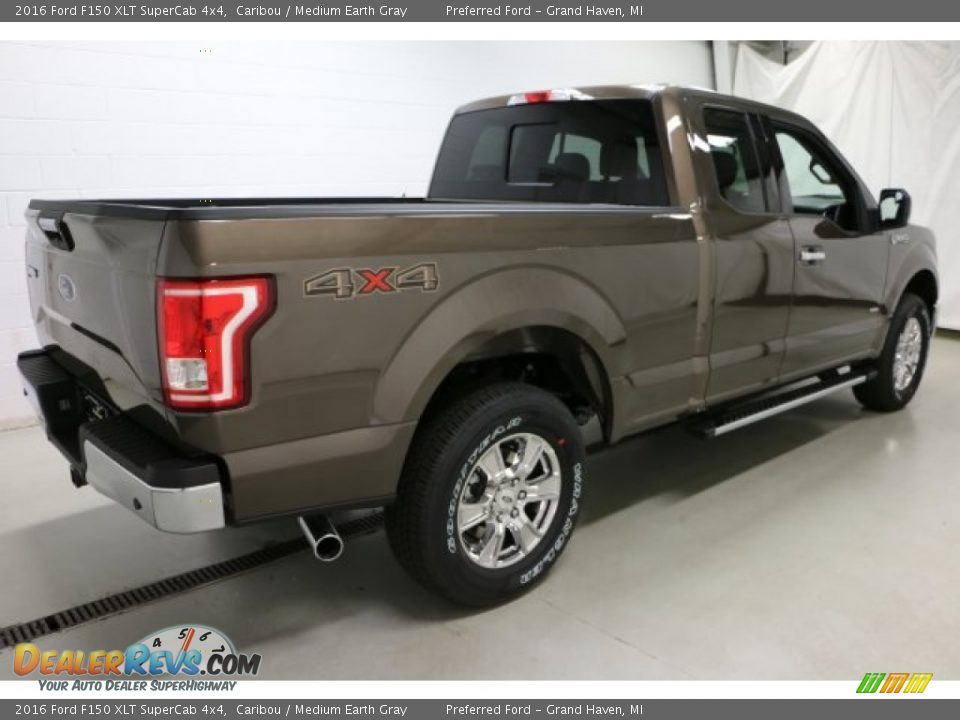 2016 Ford F150 XLT SuperCab 4x4 Caribou / Medium Earth Gray Photo #8