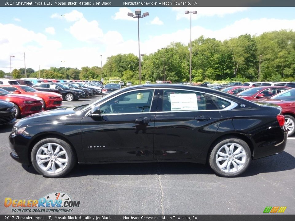 2017 Chevrolet Impala LT Mosaic Black Metallic / Jet Black Photo #8