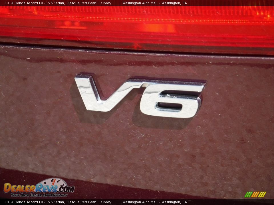 2014 Honda Accord EX-L V6 Sedan Basque Red Pearl II / Ivory Photo #9
