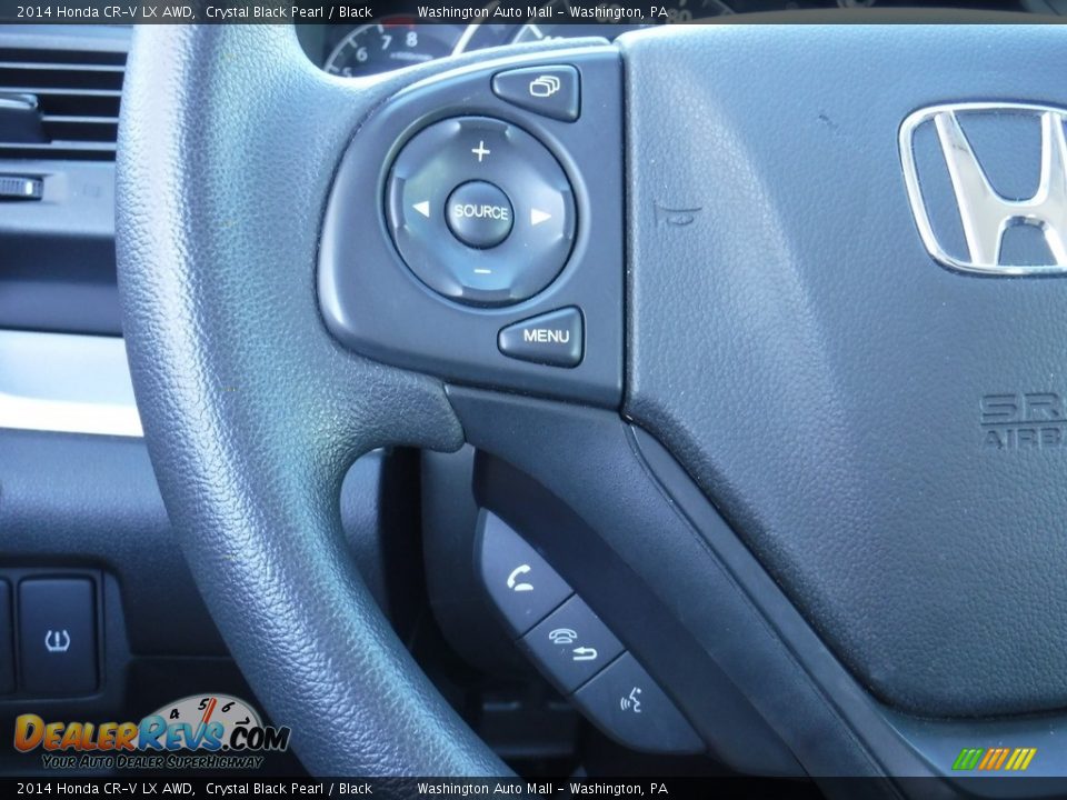 2014 Honda CR-V LX AWD Crystal Black Pearl / Black Photo #15