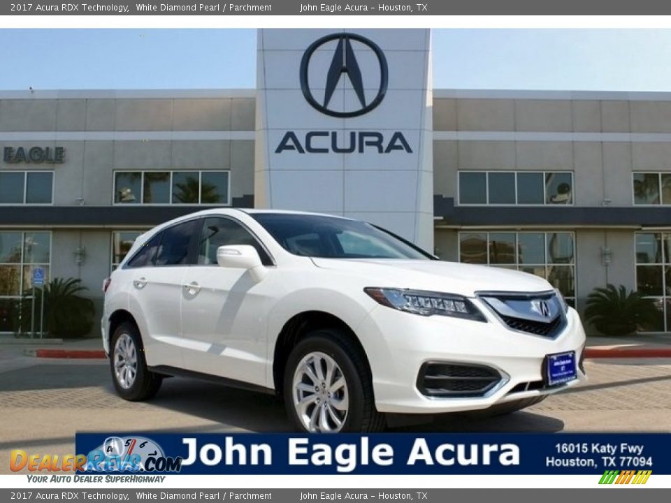 2017 Acura RDX Technology White Diamond Pearl / Parchment Photo #1