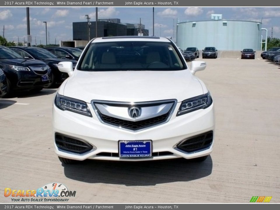 2017 Acura RDX Technology White Diamond Pearl / Parchment Photo #2