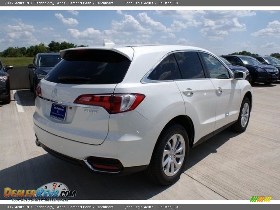 2017 Acura RDX Technology White Diamond Pearl / Parchment Photo #7