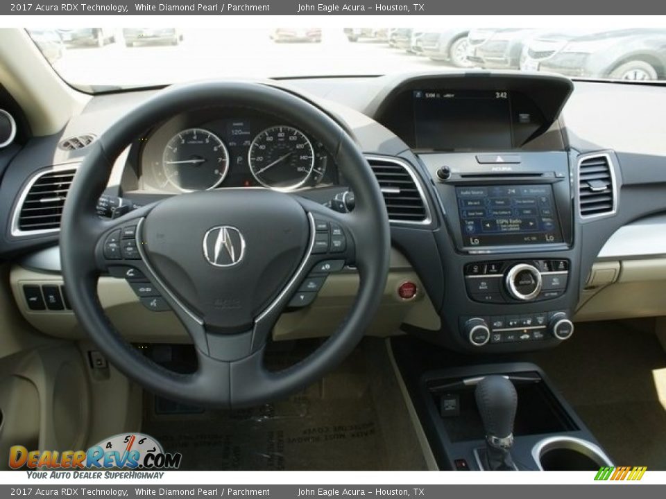 2017 Acura RDX Technology White Diamond Pearl / Parchment Photo #9